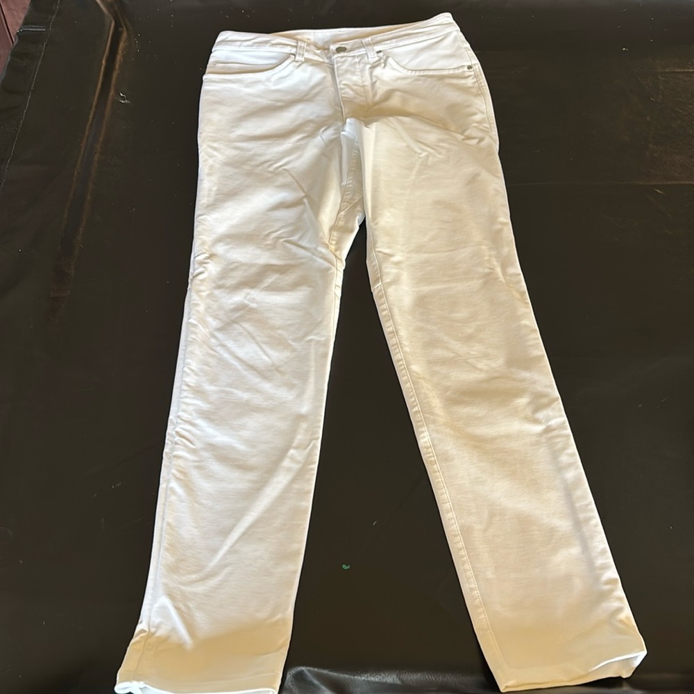 Lululemon ABC Pant Slim 32”L, 28”W WHT